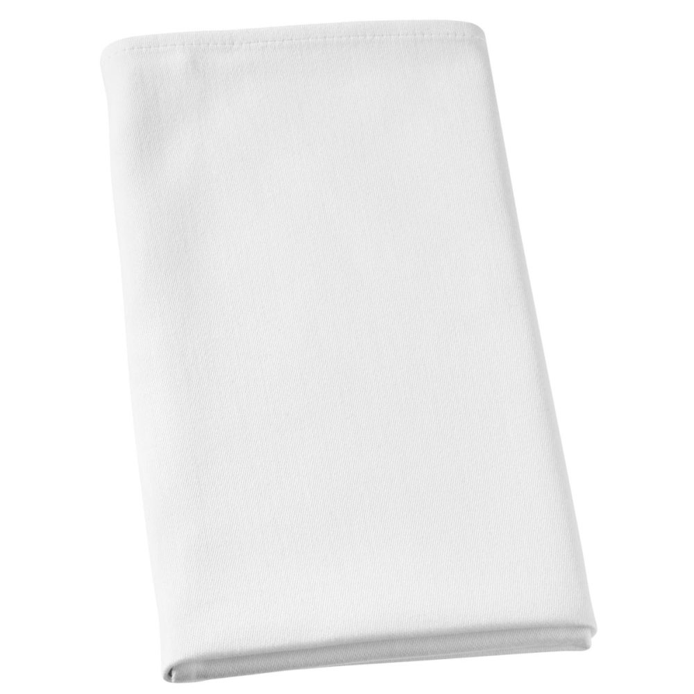 PULSIVA Stoffservietten Oblia; 40x40 cm (BxL); weiss; 48 Stück / Pack