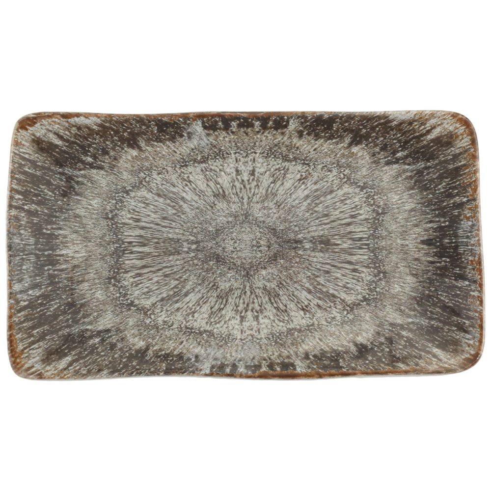 Porland Platte Iris; 28.2x15.1x2.4 cm (LxBxH); grau/braun; rechteckig; 2 Stück / Pack