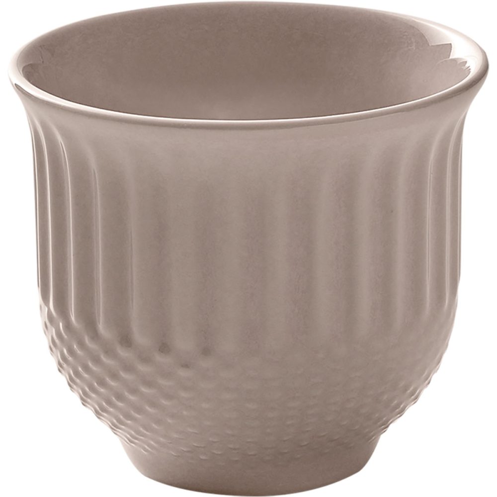 HEART&SOUL Espresso-Obertasse Pine Relief 0.08l; 90 ml, 6x5.8 cm (ØxH); rosé; 6 Stück / Pack