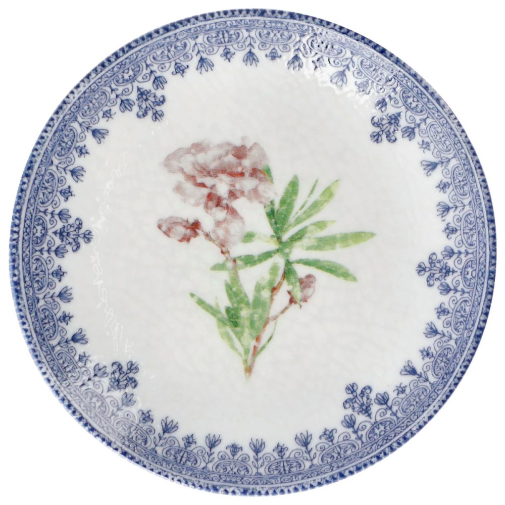 VEGA Teller flach  Nonna  mit Dekor; 16.5 cm (Ø); blau/weiss/rosé; rund; 6 Stück / Pack