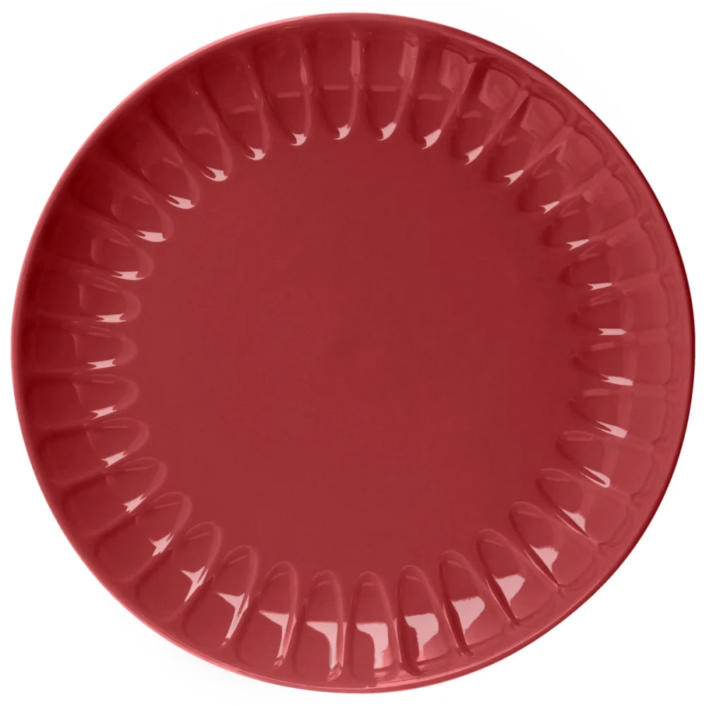 VEGA Teller flach Bel Colore; 21.5 cm (Ø); rot; rund; 6 Stück / Pack
