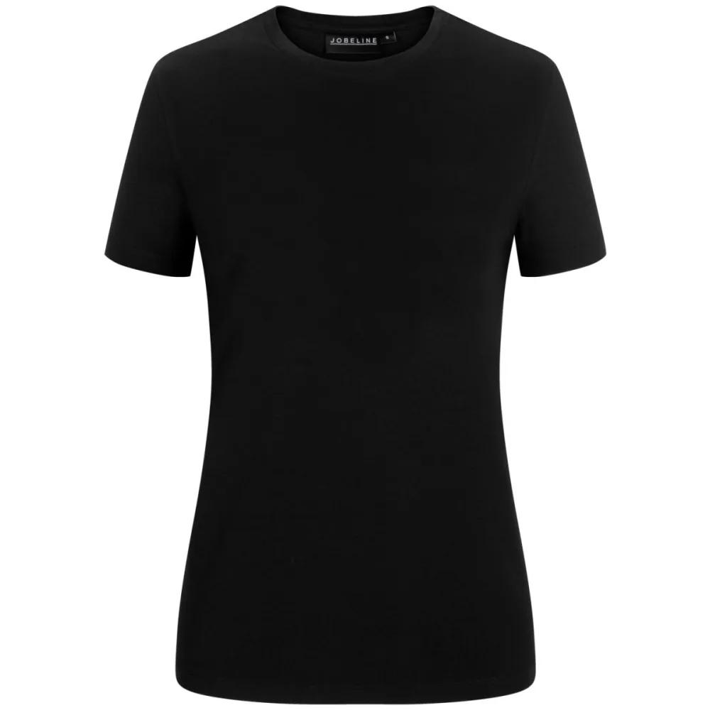 JOBELINE Damen T-Shirt Malme Kurzarm; Kleidergrösse 2XL; schwarz