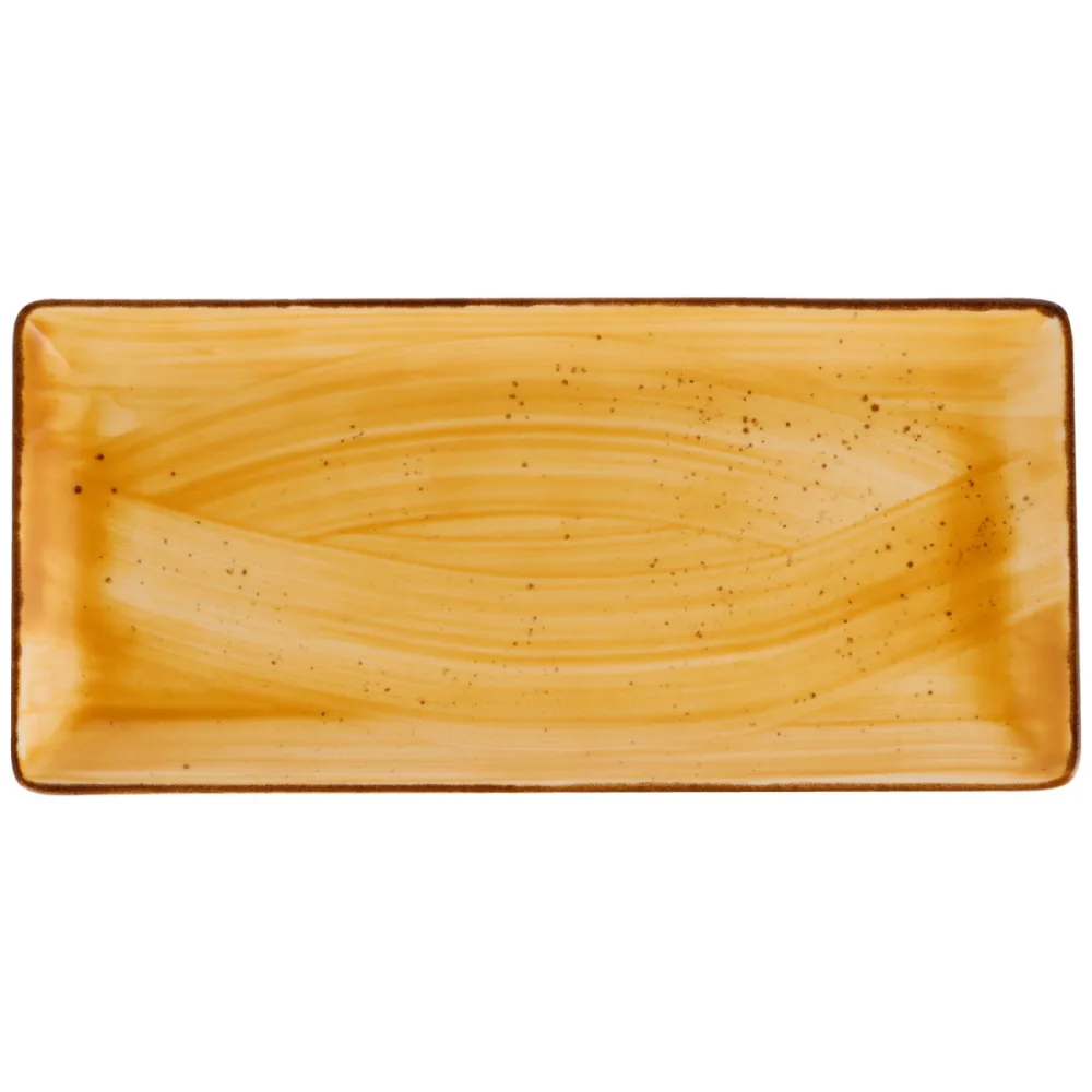 VEGA Platte Nebro; 33.5x16x2.1 cm (LxBxH); gelb; 3 Stück / Pack