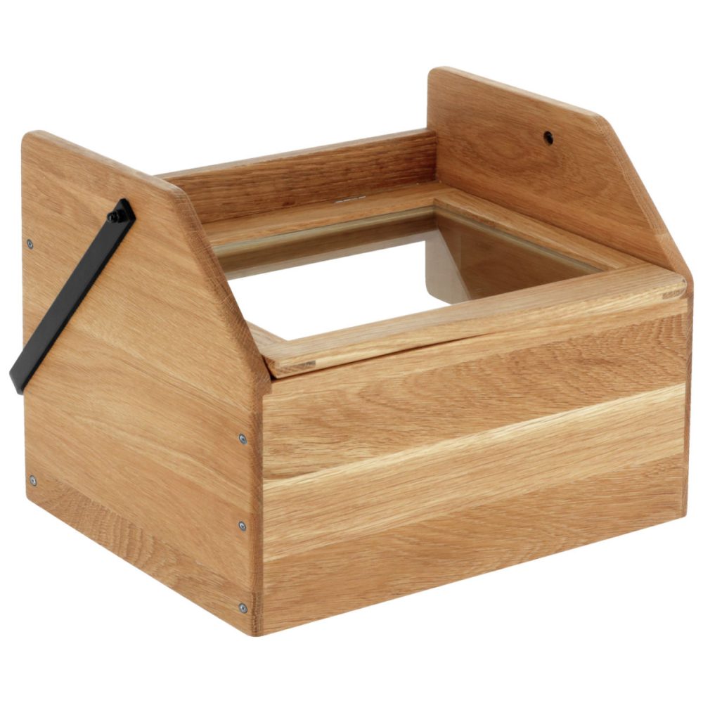 VEGA Toastbox Esino mit Deckel; 31.7x24x22 cm (LxBxH); braun/schwarz; rechteckig