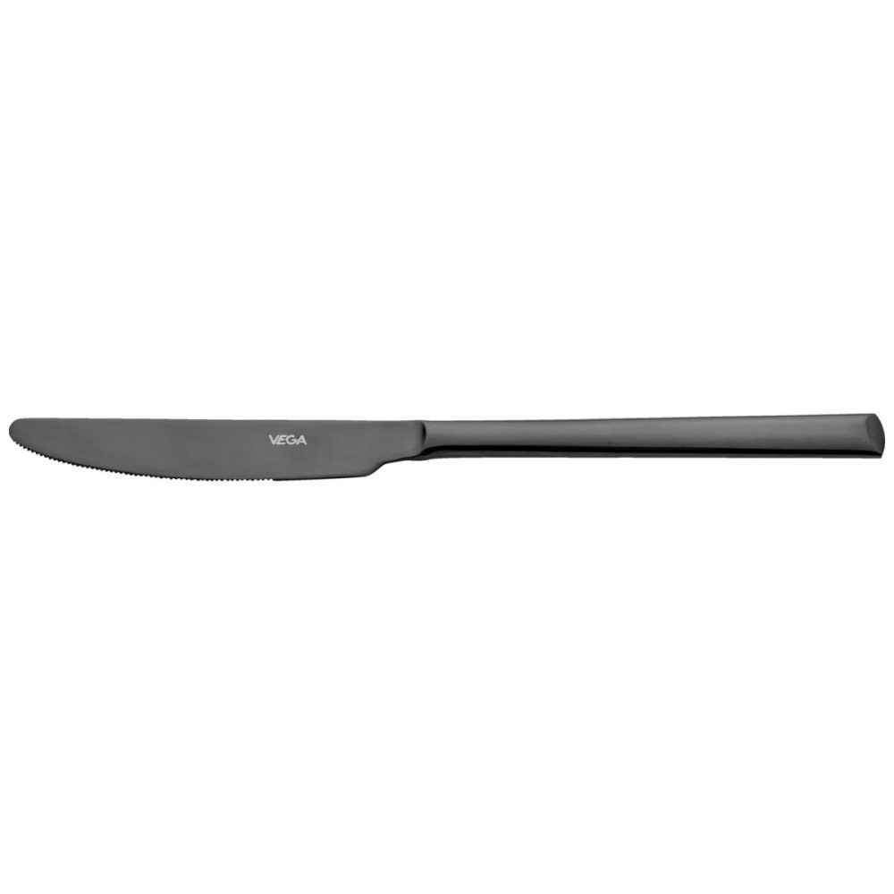 VEGA Menümesser Dorado; 22 cm (L); schwarz; 12 Stück / Pack