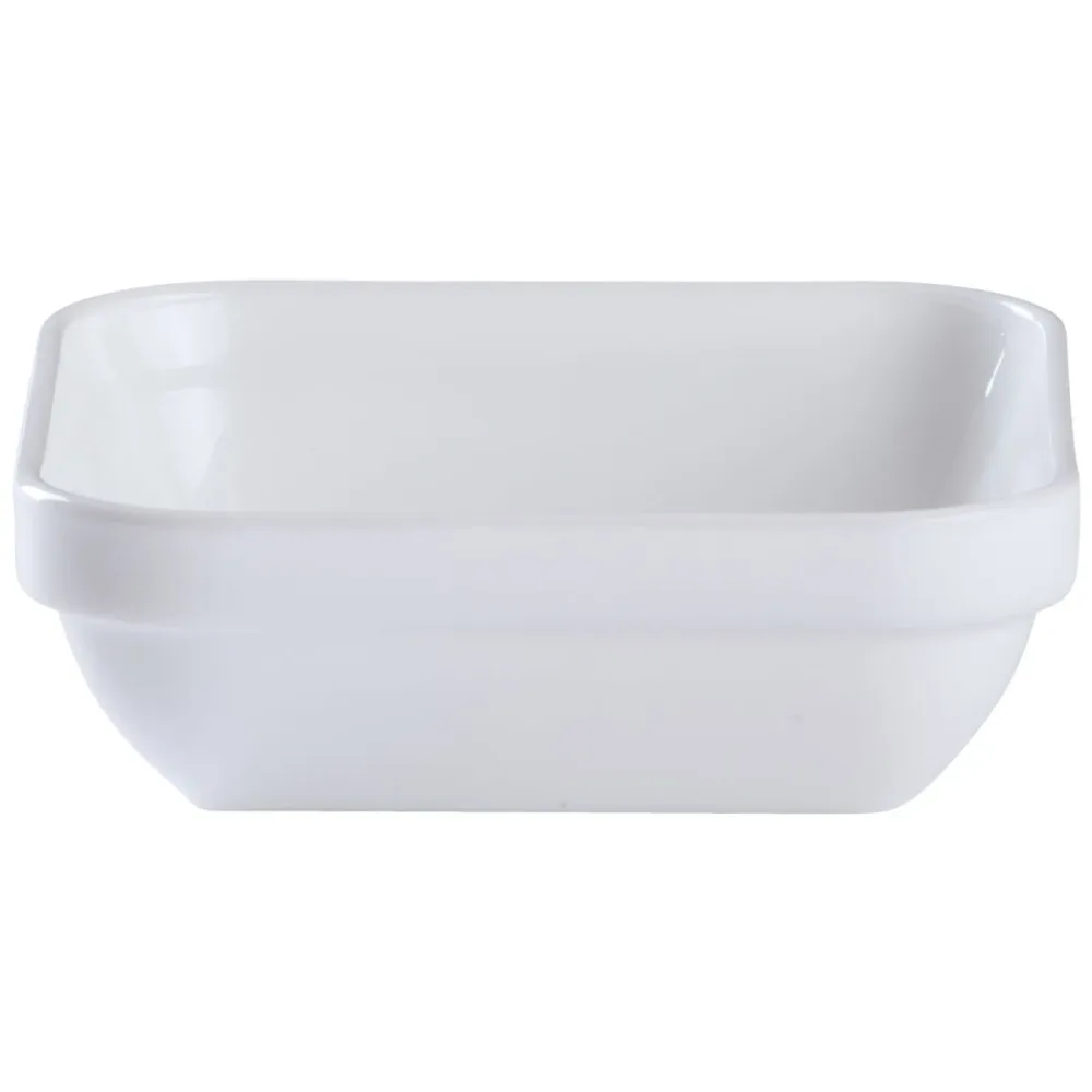 Arcoroc Beilagenschale Restaurant; 310 ml, 11x11x3.5 cm (LxBxH); weiss; quadratisch; 24 Stück / Pack