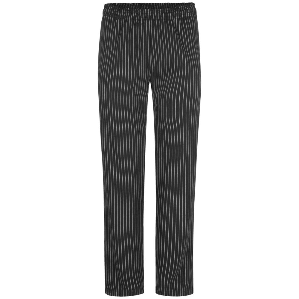 PULSIVA Damenkochhose Loreen; Kleidergrösse 36; schwarz/weiss
