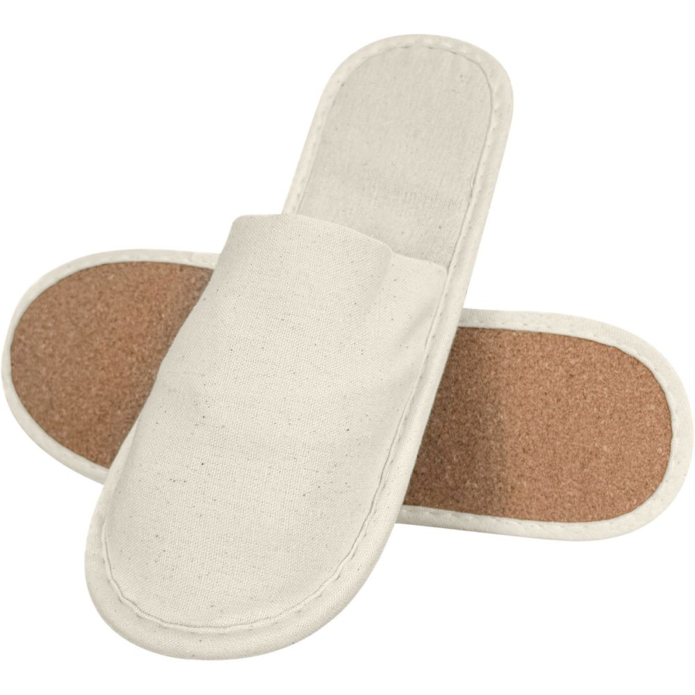 ERWIN M. Hotelslipper Elian; Schuhgrösse universal; natur; 10 Paar / Pack