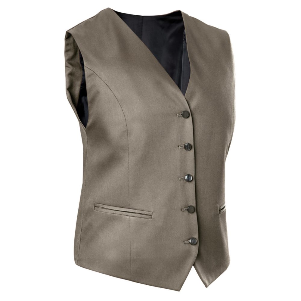 JOBELINE Damen Weste Bistro; Kleidergrösse 34; taupe