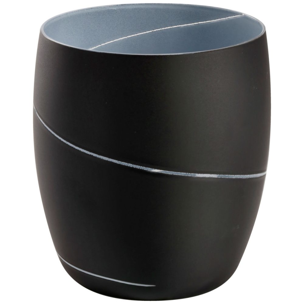 VEGA Universalglas Aniani; 450 ml, 8.2x9.9 cm (ØxH); schwarz/weiss; 6 Stück / Pack