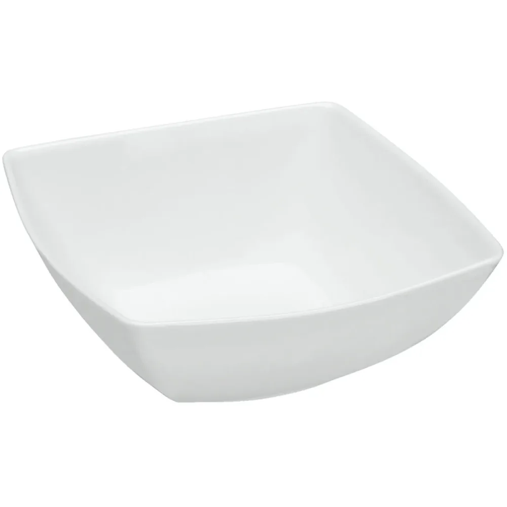 VEGA Schale Melbourne quadratisch; 1800 ml, 22.5x22.5x8.2 cm (LxBxH); weiss; quadratisch; 2 Stück / Pack