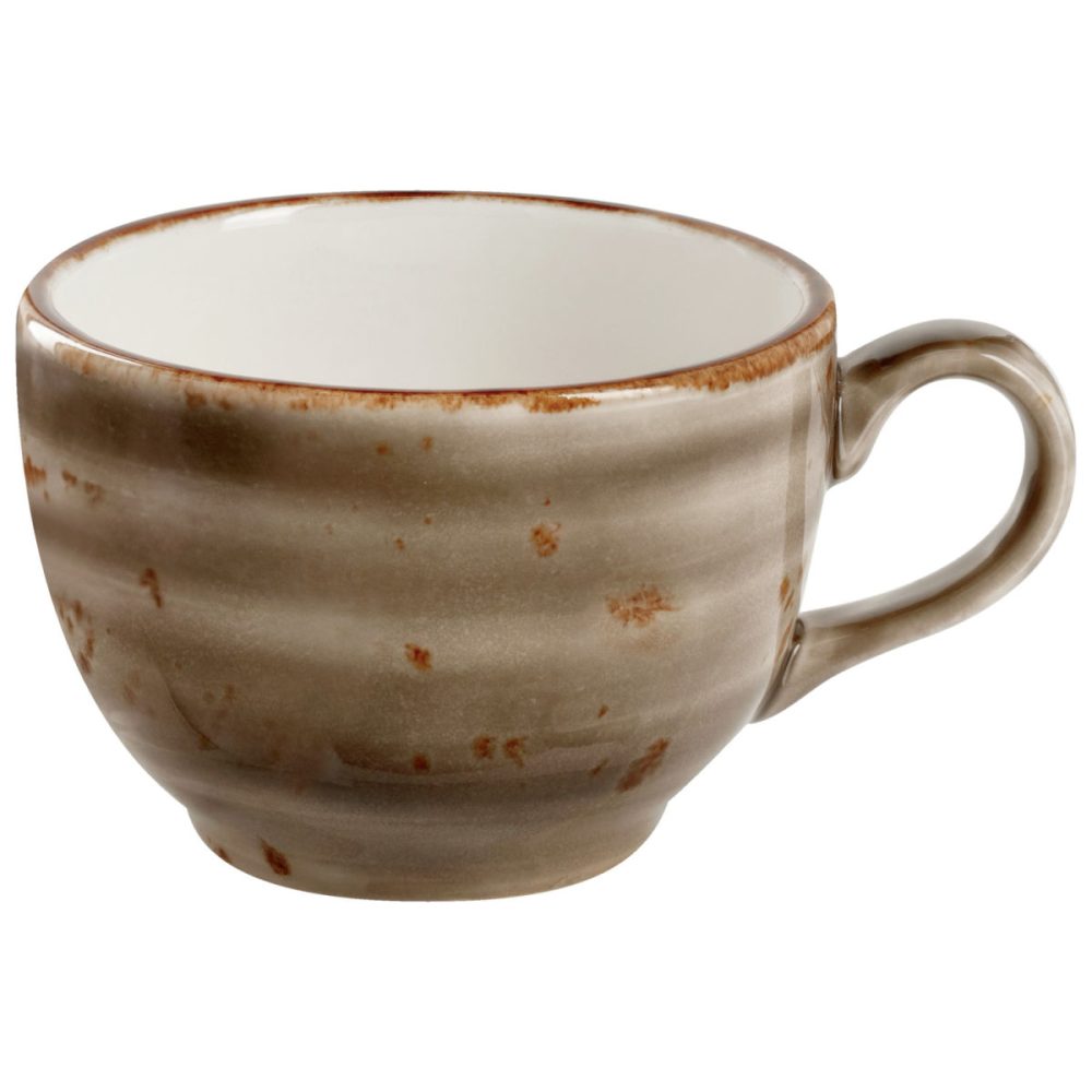 VEGA Kaffee-Obertasse Nebro; 220 ml, 8.7x6.5 cm (ØxH); grau; 6 Stück / Pack
