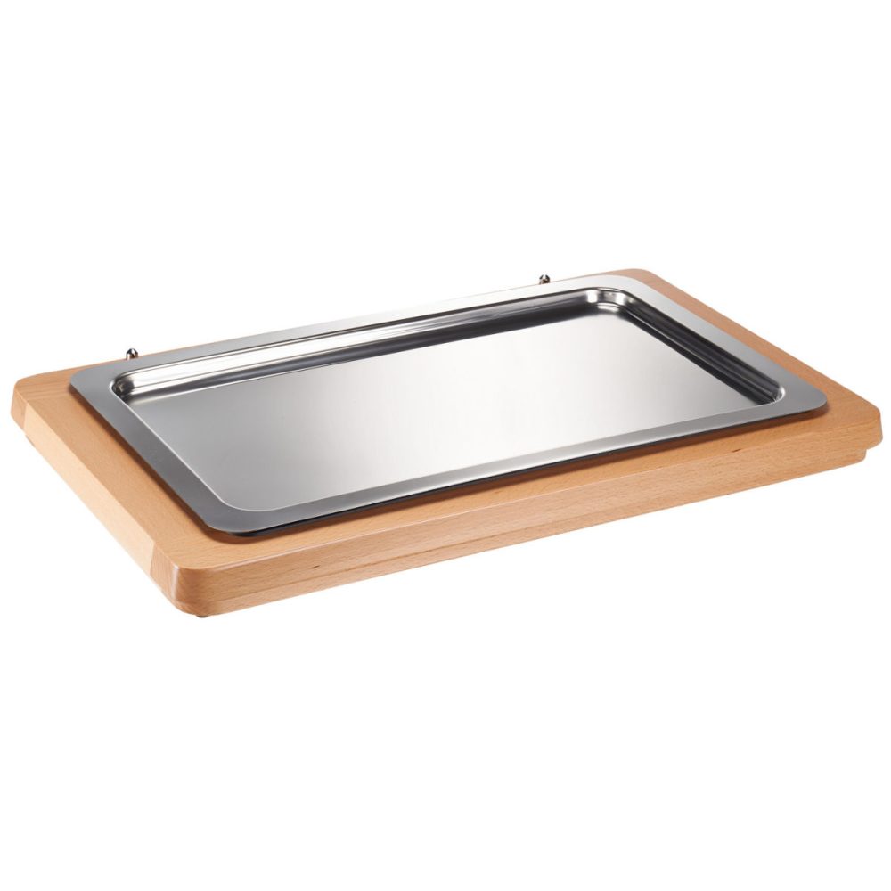 APS Buffetplatte Capo rechteckig; 59x39x4.5 cm (LxBxH); braun; rechteckig