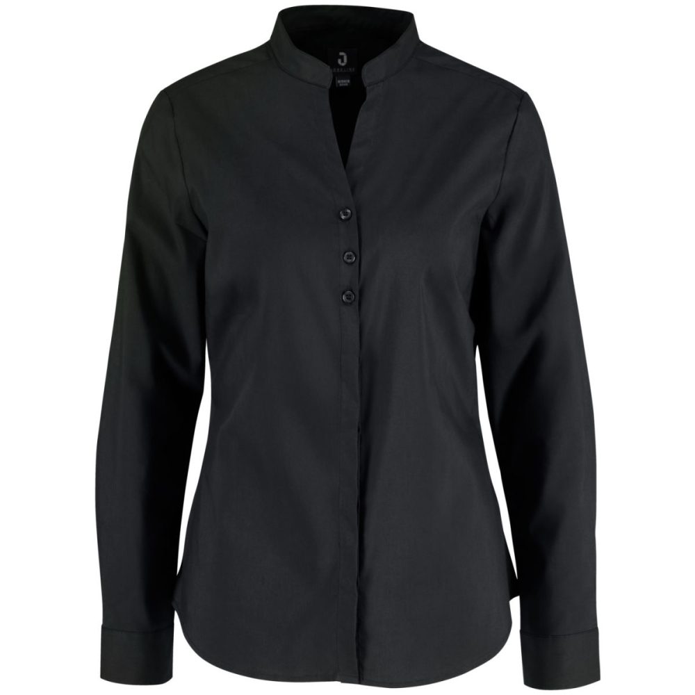 JOBELINE Damen Bluse Lani Langarm; Kleidergrösse 36; schwarz