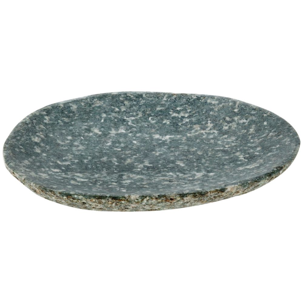 VEGA Teller Panaro flach ; 21x18x2 cm (LxBxH); grau; organisch