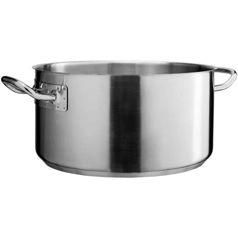 VEGA Bratentopf Professional ohne Deckel; 12900 ml, 32x16.5 cm (ØxH); silber; rund