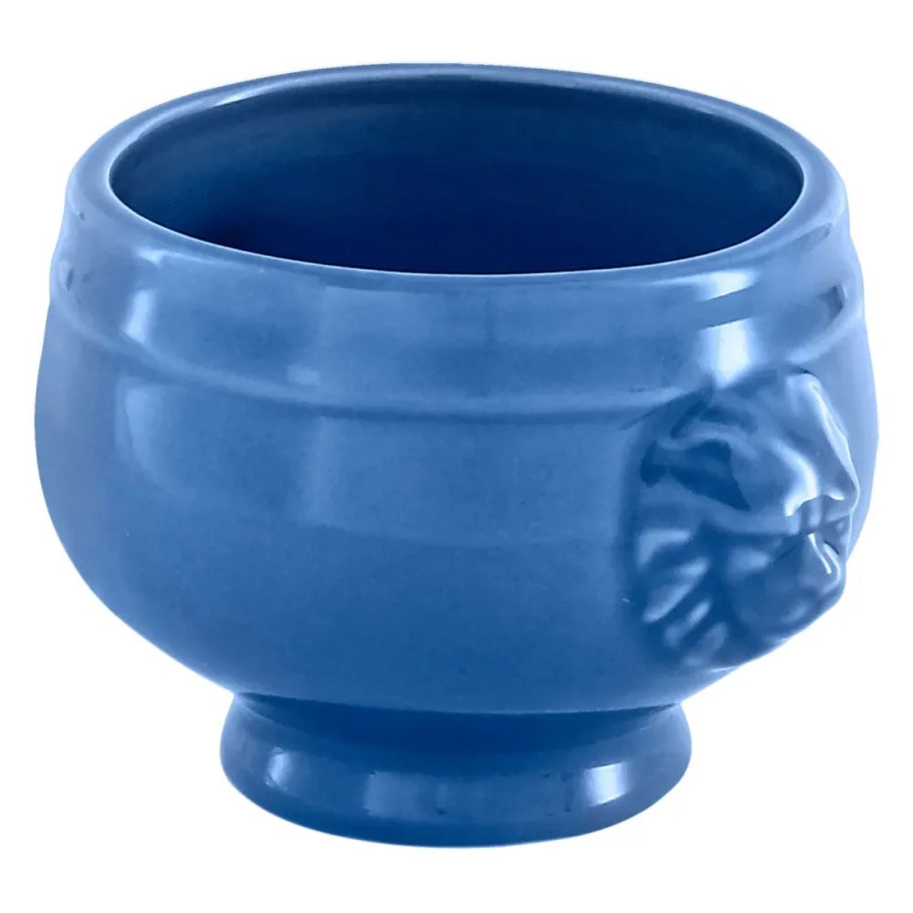 VEGA Löwenkopfterrine Lowi; 130 ml, 6.5x5.5 cm (ØxH); hellblau; rund; 6 Stück / Pack
