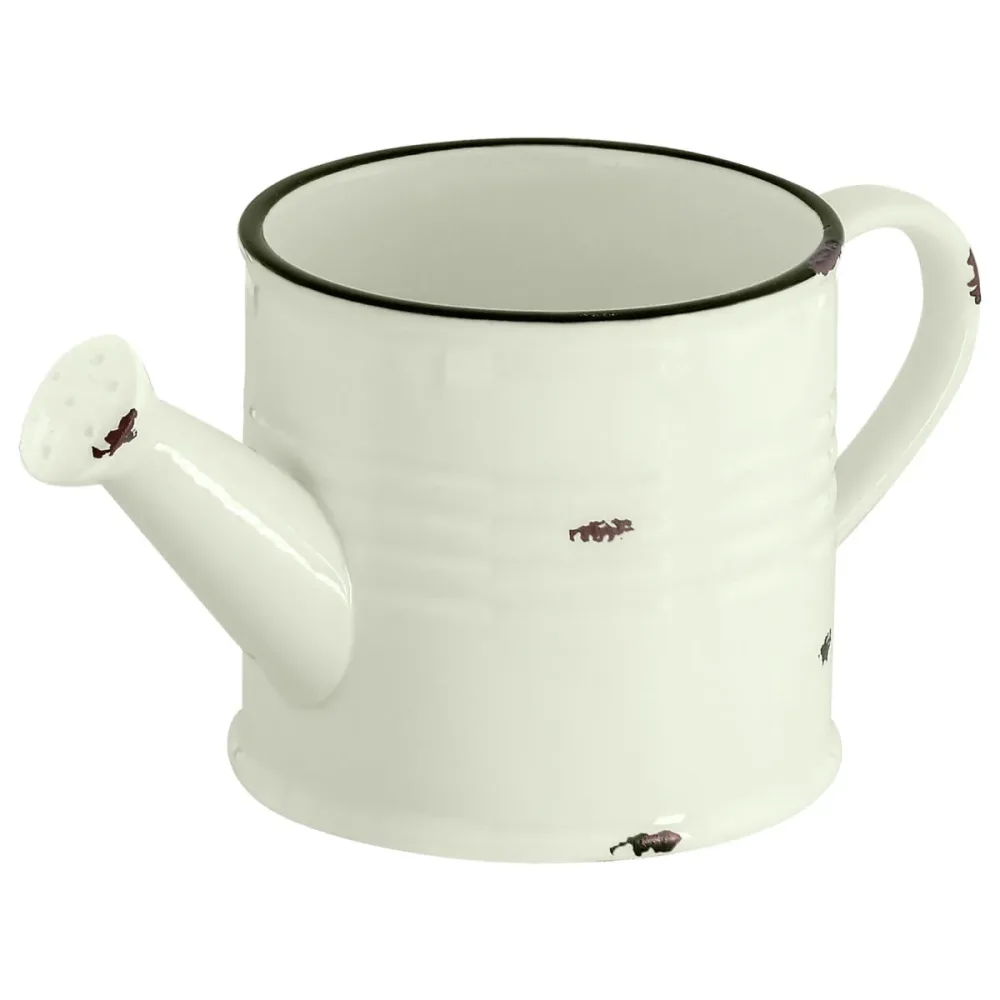 VEGA Kännchen Liron; 630 ml, 20x10.5x9.5 cm (BxØxH); cremeweiss/schwarz; 3 Stück / Pack