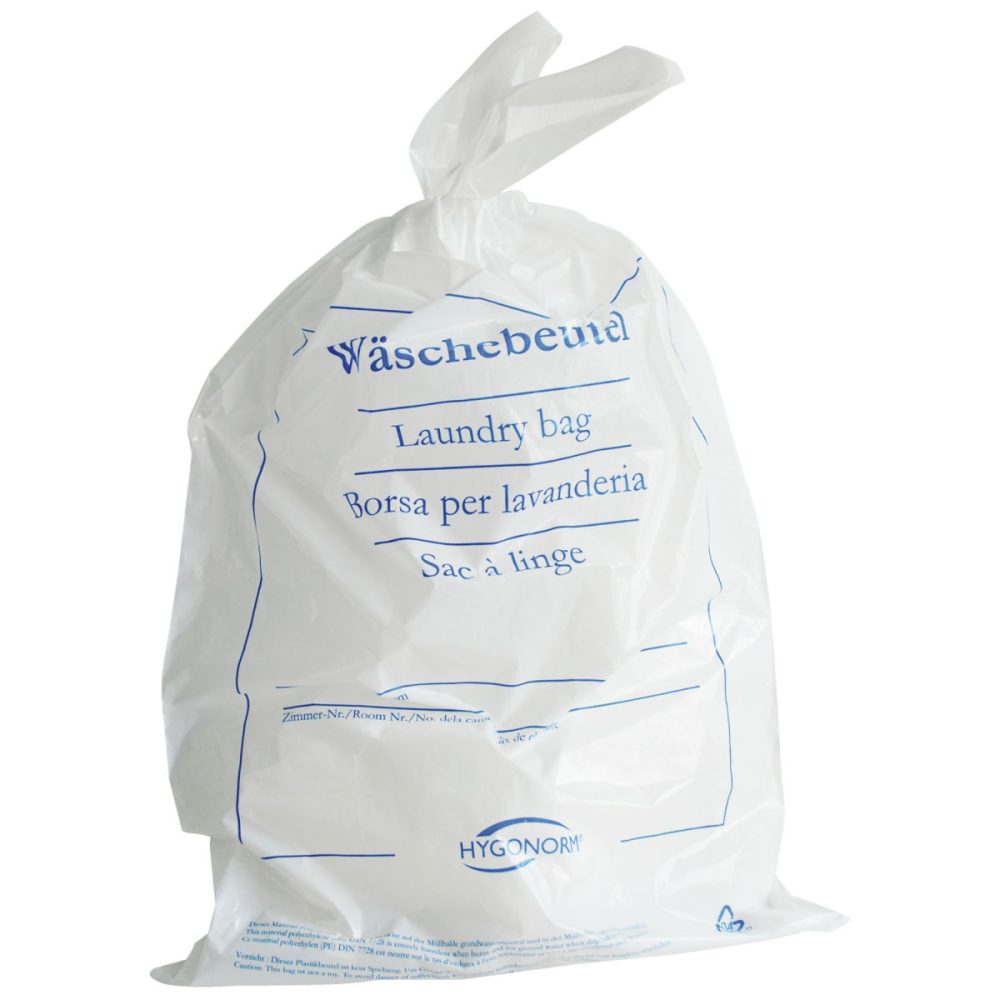 Hygostar Wäschesack Classic; 54x38 cm (LxB); weiss; 100 Stück / Pack