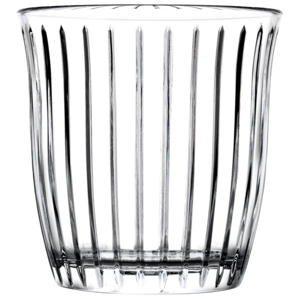 Pasabahçe Whiskyglas Joy mit Rillen; 360 ml, 9.35x9.6 cm (ØxH); transparent; 4 Stück / Pack