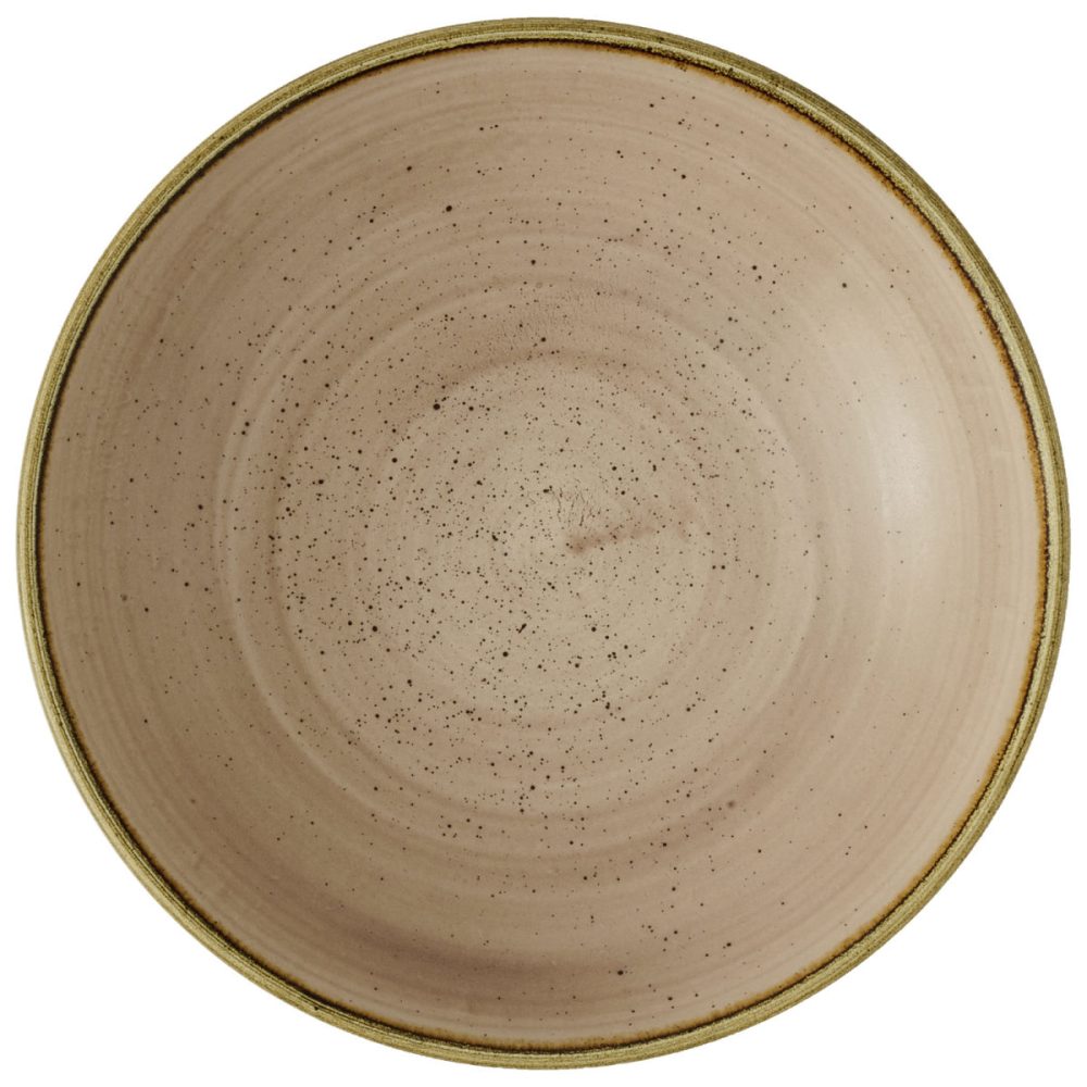 Churchill Coupeteller tief Stonecast Truffle; 426 ml, 18.2 cm (Ø); hellbraun/braun; rund; 12 Stück / Pack