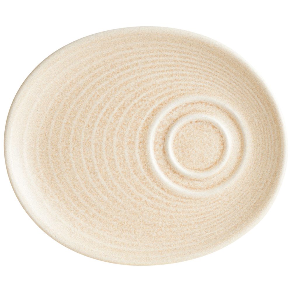 Bonna Kaffee Untertasse Mirage Ripple; 20x17x2 cm (LxBxH); beige; 12 Stück / Pack