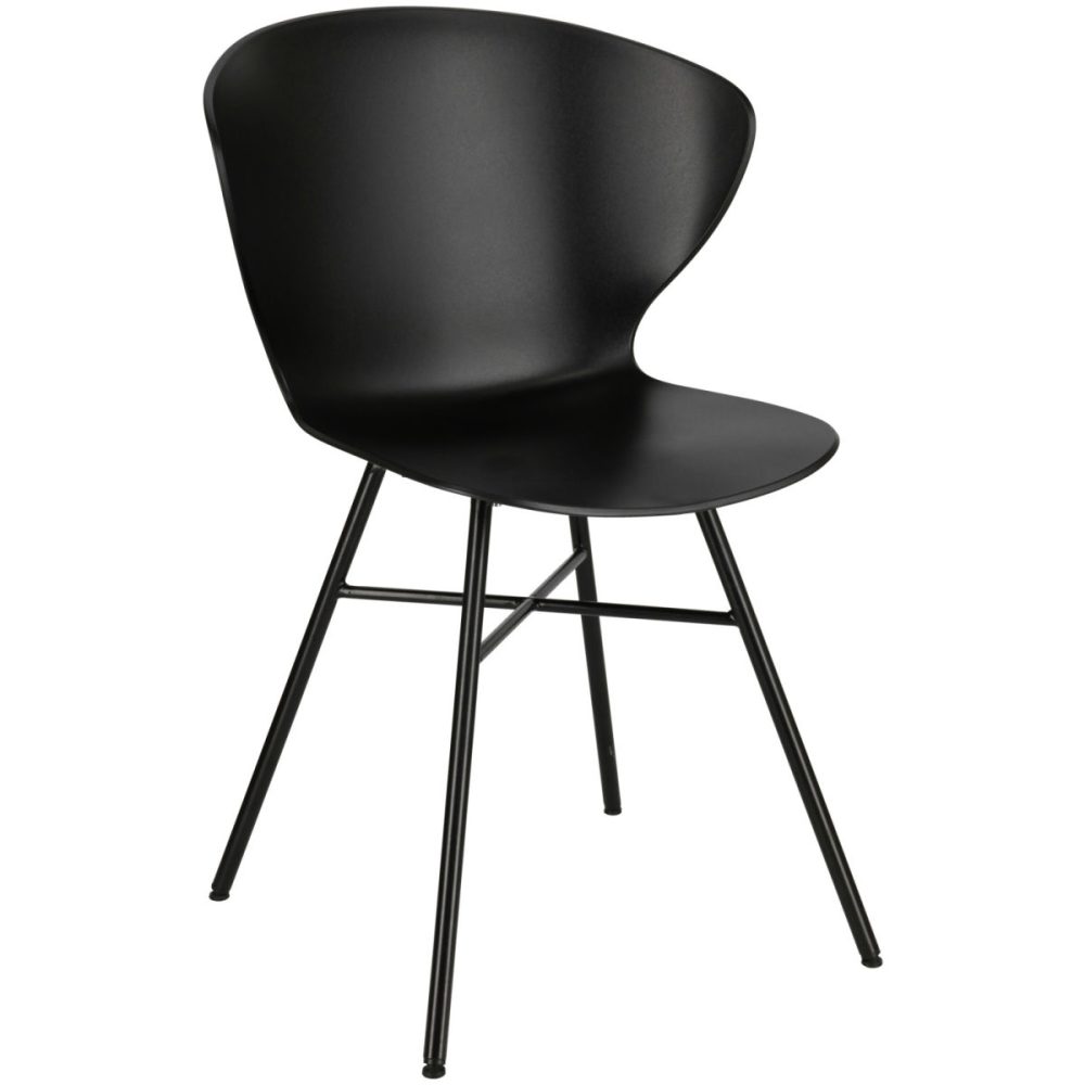 PULSIVA Stuhl Luvo; 52x51x79.5 cm (BxTxH); schwarz; 2 Stück / Pack