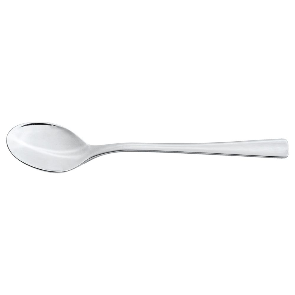 PULSIVA Mokka-/Espressolöffel Hamburg; 11.4 cm (L); silber, Griff silber; 12 Stück / Pack