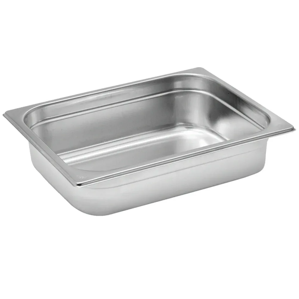 VEGA GN-Behälter Premium  1/2; GN 1/2, 3000 ml, 32.5x26.5x6.5 cm (LxBxT); silber