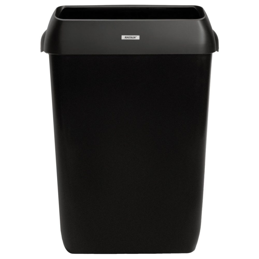 Katrin Abfallbehälter Katrin 50 l mit Abdeckung; 28x42x57.5 cm (LxBxH); schwarz