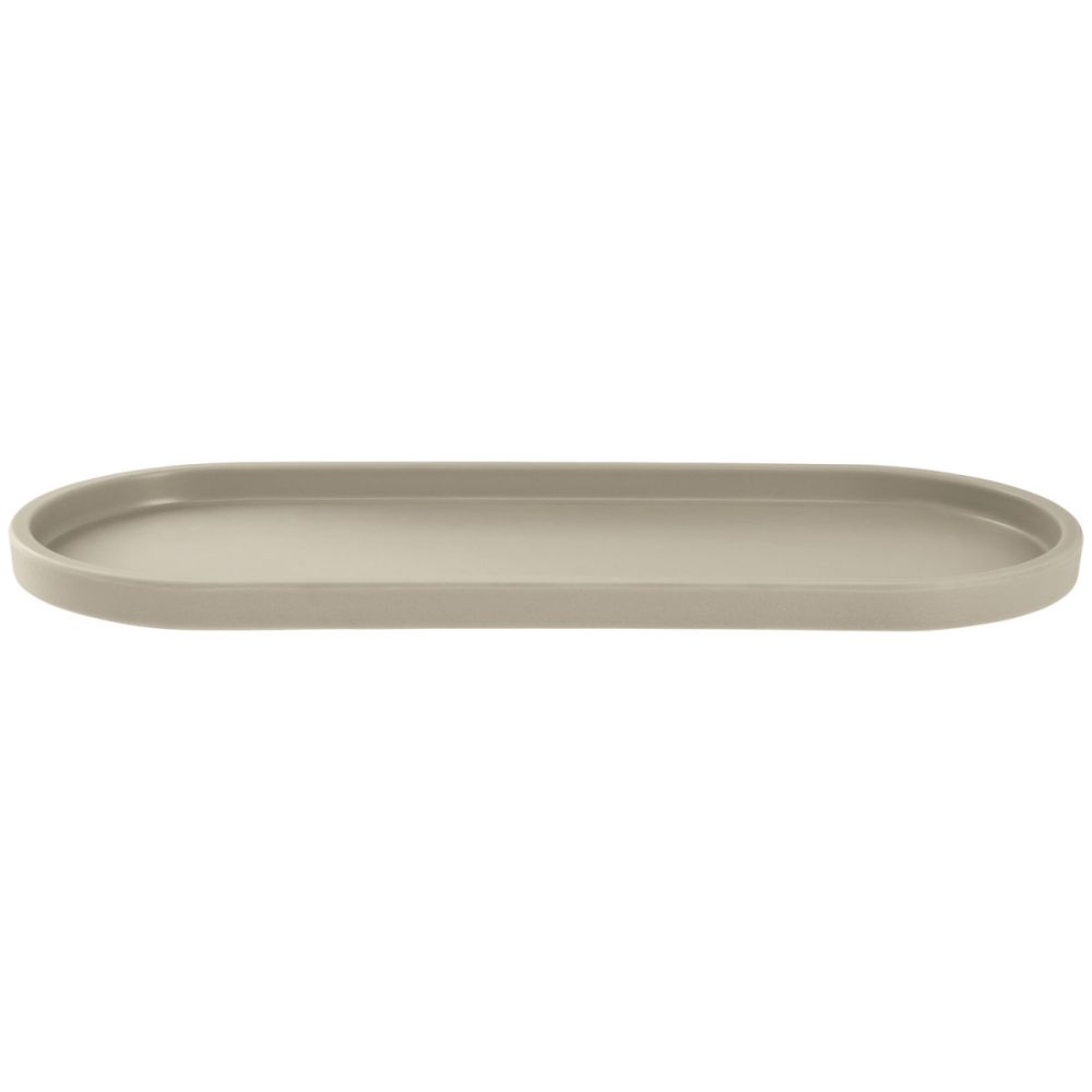 VEGA Teller flach Kanas oval; 32.4x13.3x1.8 cm (LxBxH); beige; oval; 6 Stück / Pack