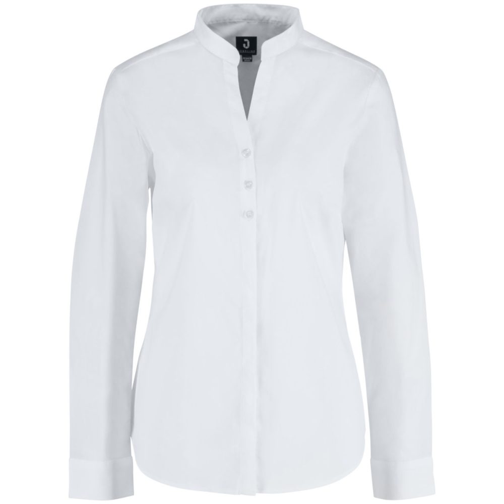 JOBELINE Damen Bluse Lani Langarm; Kleidergrösse 34; weiss