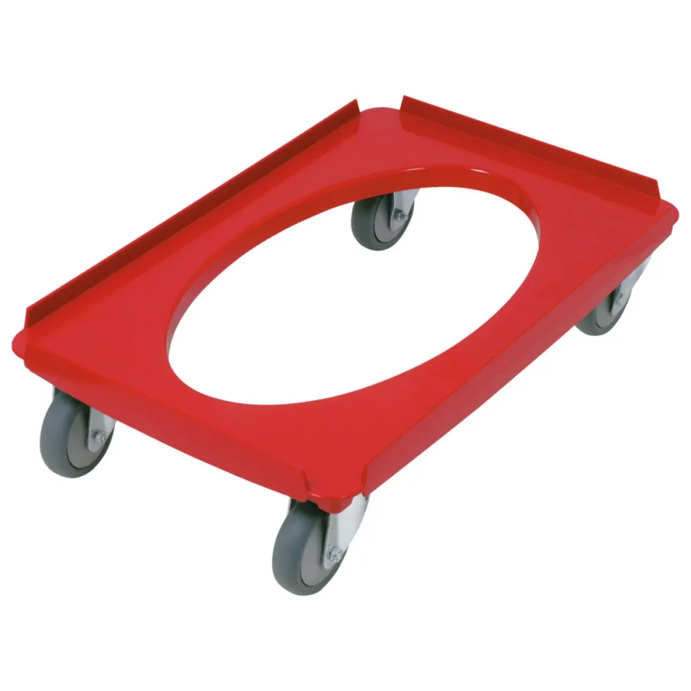 Thermo Future Box Transport-Rolli Euronorm; 61.5x41.5x17 cm (LxBxH); rot