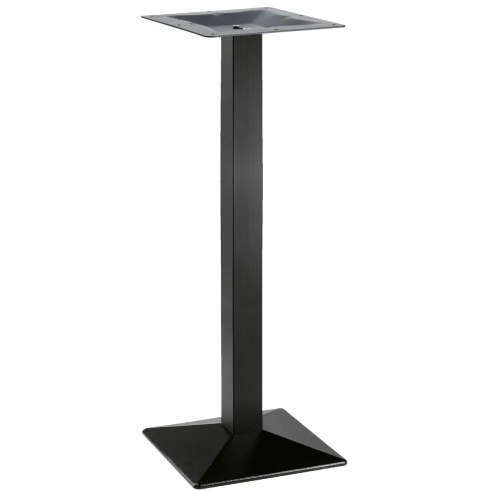 VEGA Indoor Stehtischsäule Quadro eckig; 42x42x108 cm (BxLxH); schwarz; quadratisch