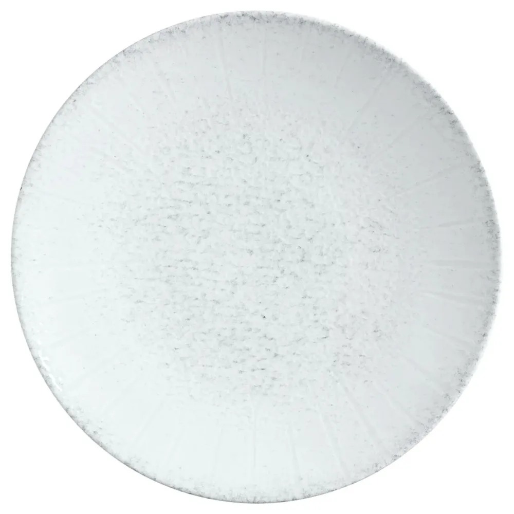 VEGA Teller flach Caju ohne Fahne; 25 cm (Ø); weiss/grau; rund; 6 Stück / Pack