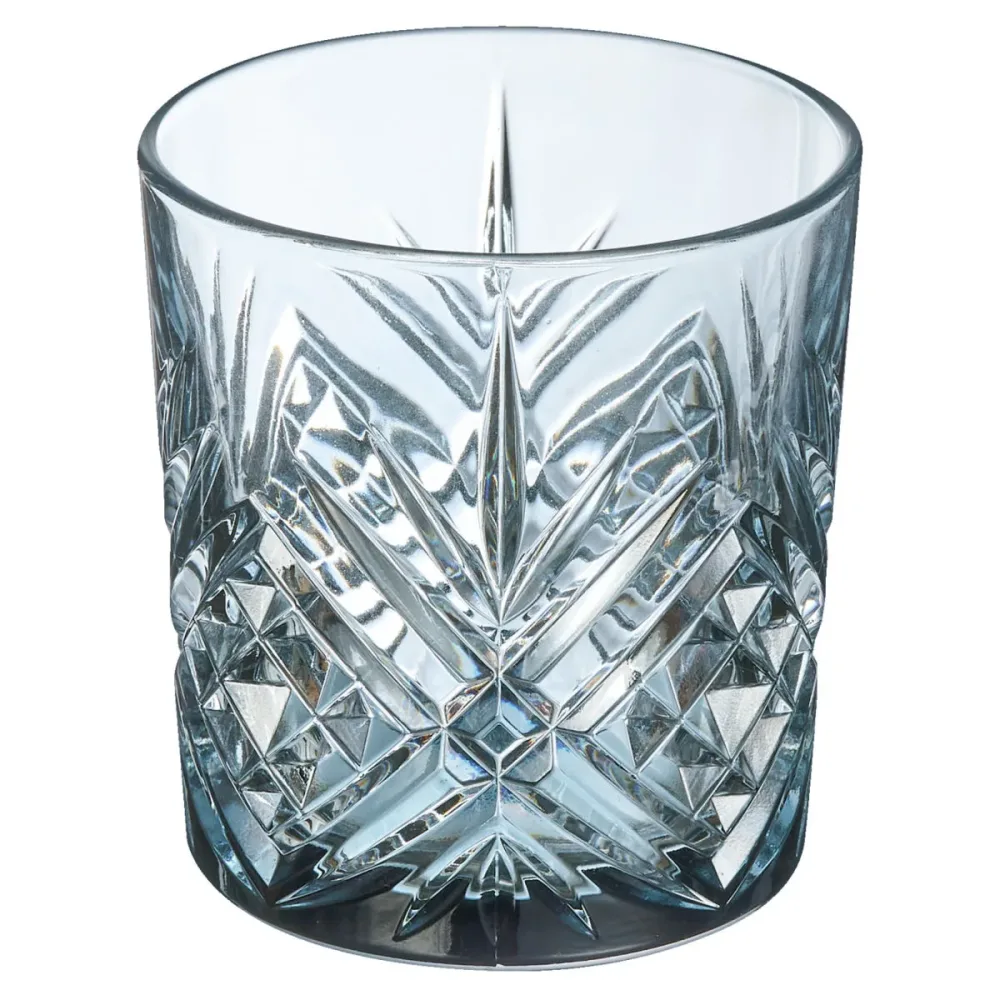 Arcoroc Whiskyglas Broadway; 300 ml, 8.3x9.1 cm (ØxH); blau; 6 Stück / Pack