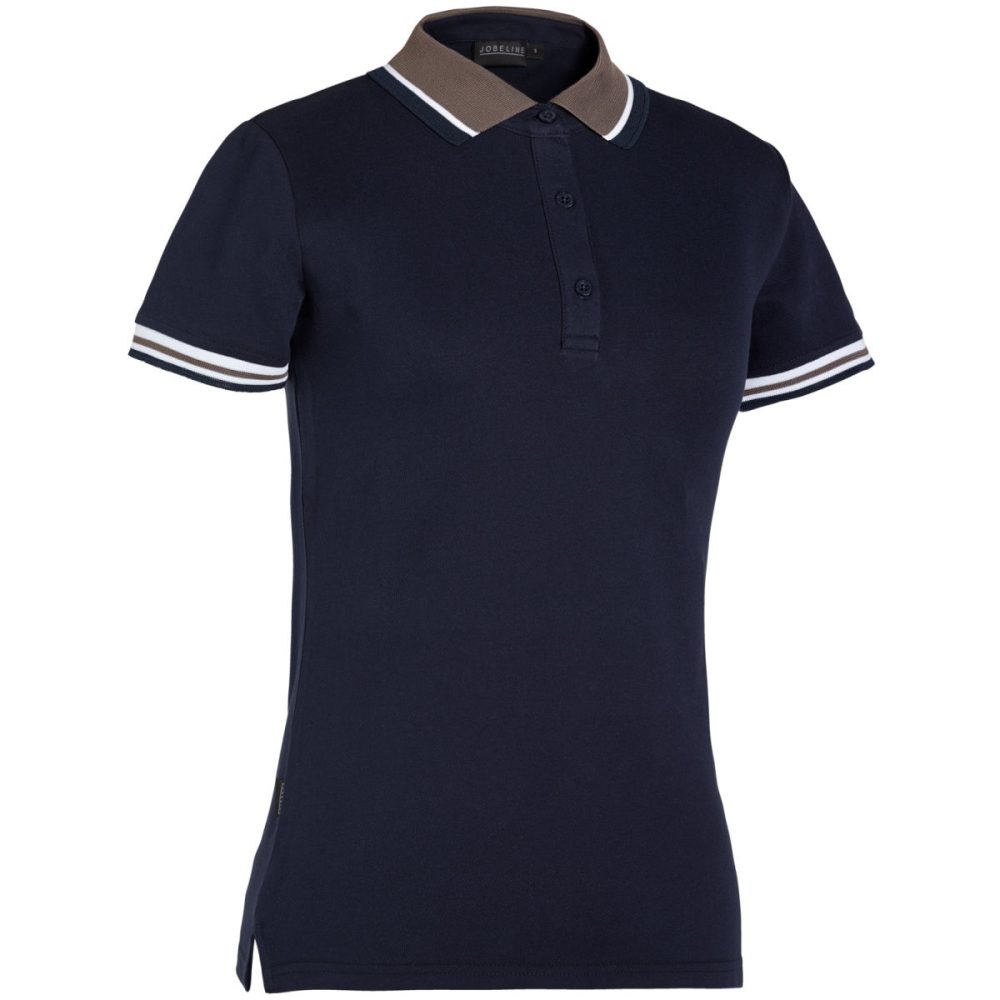 JOBELINE Damen-Polo Cato Line; Kleidergrösse XL; navy
