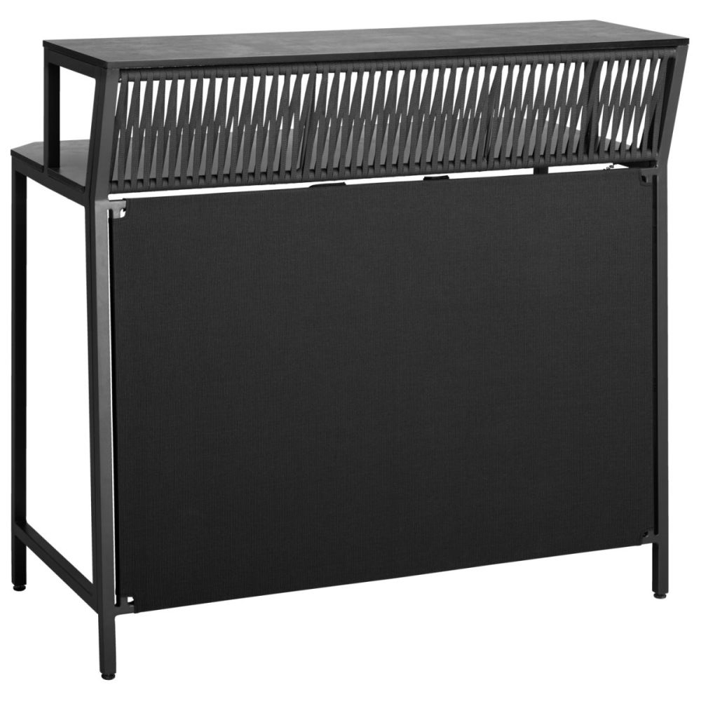 VEGA Outdoorbar Baruba Element Gerade; 120x56x115 cm (LxBxH); beton/anthrazit