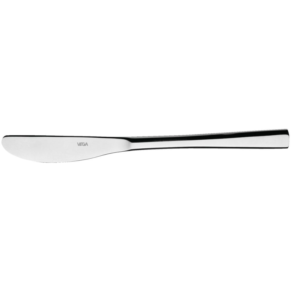 VEGA Mini-Messer Madrid; 13.5 cm (L); silber, Griff silber; 12 Stück / Pack
