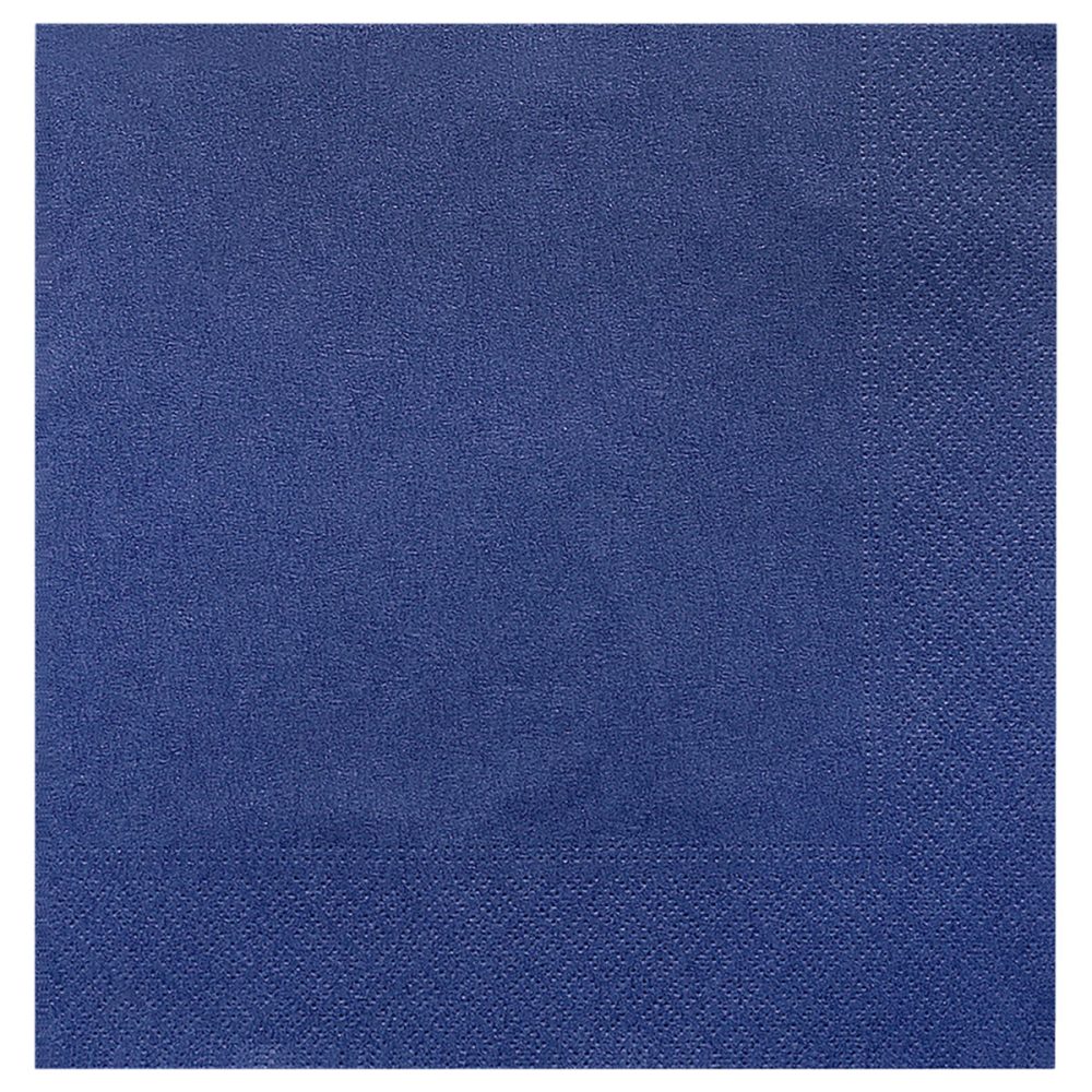 GARCIA DE POU Papierserviette 2-lagig; 39x39 cm (BxL); dunkelblau; 100 Stück / Pack