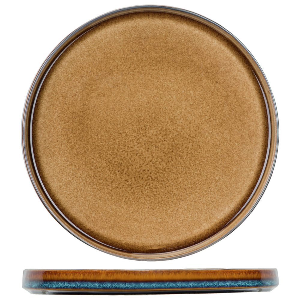 Cosy & Trendy Dessertteller Quintana; 22 cm (Ø); bernstein; rund; 6 Stück / Pack