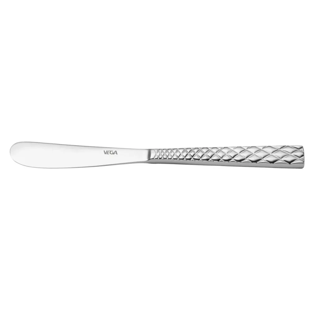 VEGA Buttermesser Brilio; 16.4 cm (L); silber, Griff silber; 12 Stück / Pack