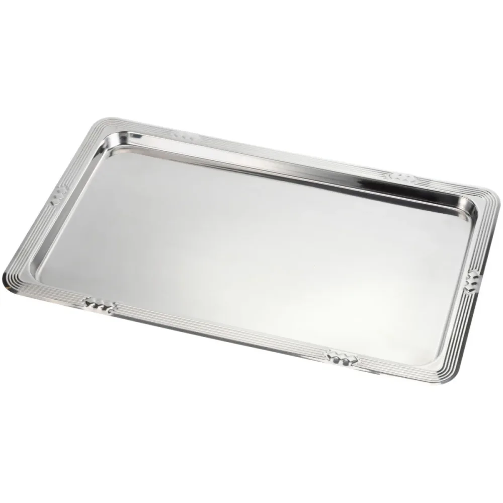 PULSIVA GN-Tablett 1/1 Romanza; GN 1/1, 53x32.5 cm (LxB); silber; rechteckig