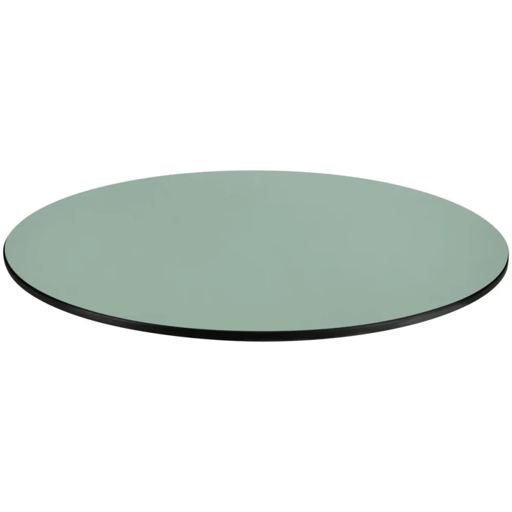 VEGA Outdoor-HPL Tischplatte Compa rund; 69 cm (Ø); mintgrün; rund