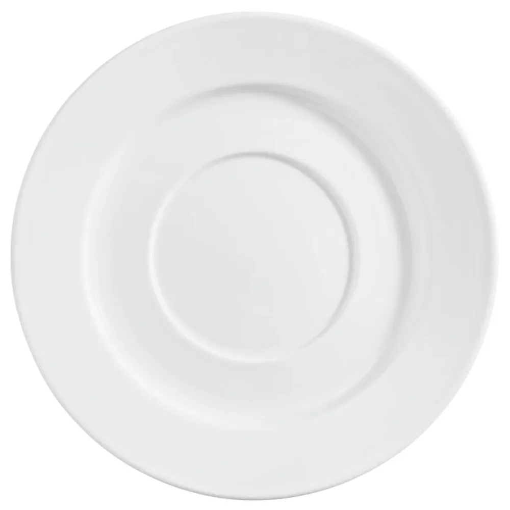 VEGA Suppen-/Tee-/Milchkaffee-Untertasse Base; 17 cm (Ø); weiss; rund; 6 Stück / Pack
