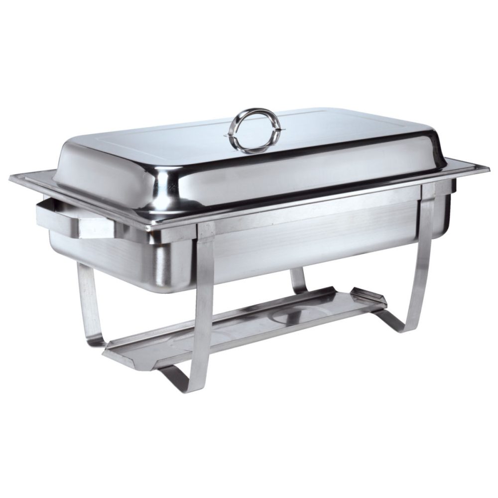 PULSIVA Chafing-Dish Standard; 9000 ml, 56x36x28 cm (BxTxH); silber; rechteckig