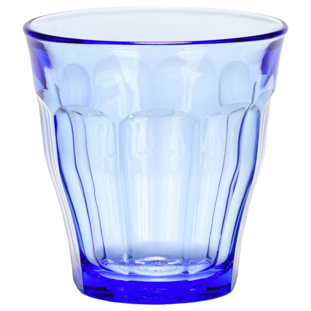 Duralex Universalglas  Picardie farbig; 250 ml, 8.7x9 cm (ØxH); blau; 6 Stück / Pack
