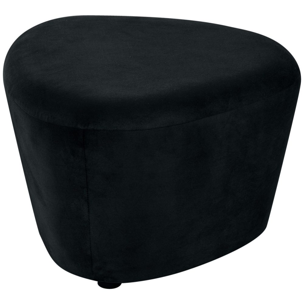 VEGA Hocker Norsk Samt; 43x43x46 cm (BxTxH); schwarz