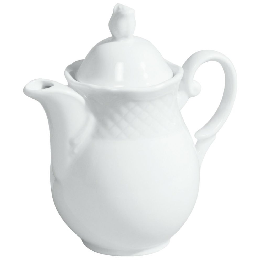 VEGA Kaffeekanne Zürich mit Deckel; 300 ml, 6.5x15 cm (ØxH); weiss; rund; 6 Stück / Pack