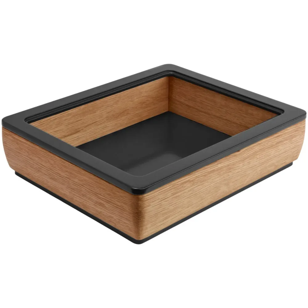 VEGA Grundbox Montana niedrig, GN 1/2; 36.5x30.5x8.5 cm (LxBxH); eiche